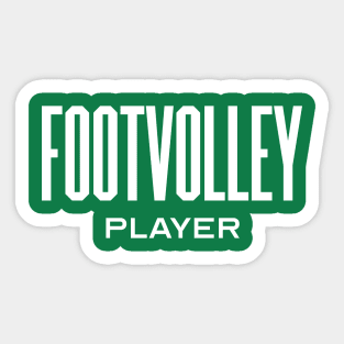 Footvolley Player Sticker